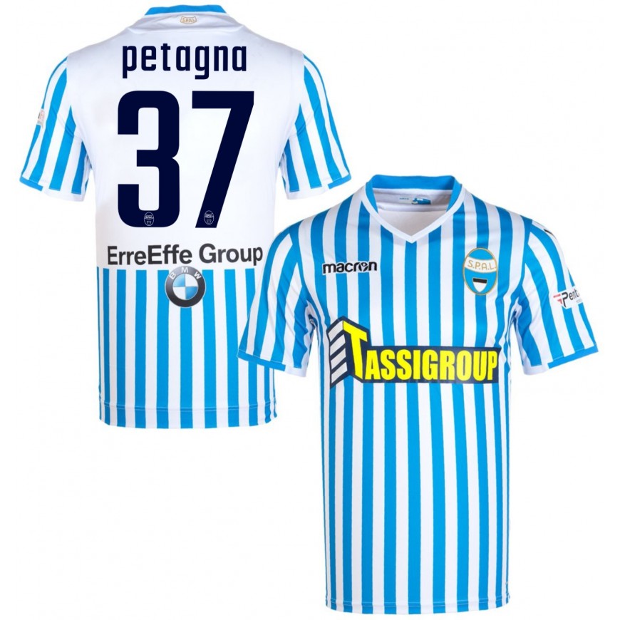 2018-19 SPAL MAGLIA HOME SHIRT PETAGNA 37 - TAGLIA L