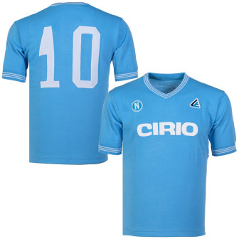 1984-85 napoli home reissue shirt n. 10 (maradona)