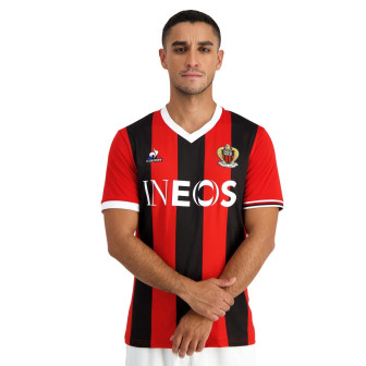 le coq sportif - 2023-24 ogc nice home shirt (L)