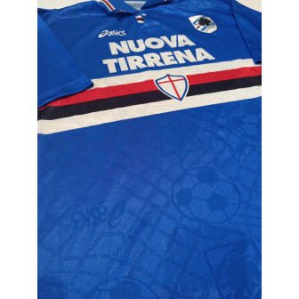 asics - 1995-96 sampdoria home shirt seedorf 17 (L)