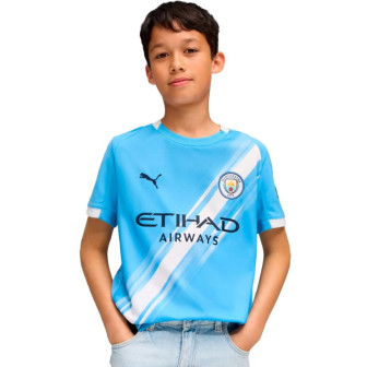 puma - 2024-25 manchester city home shirt kids