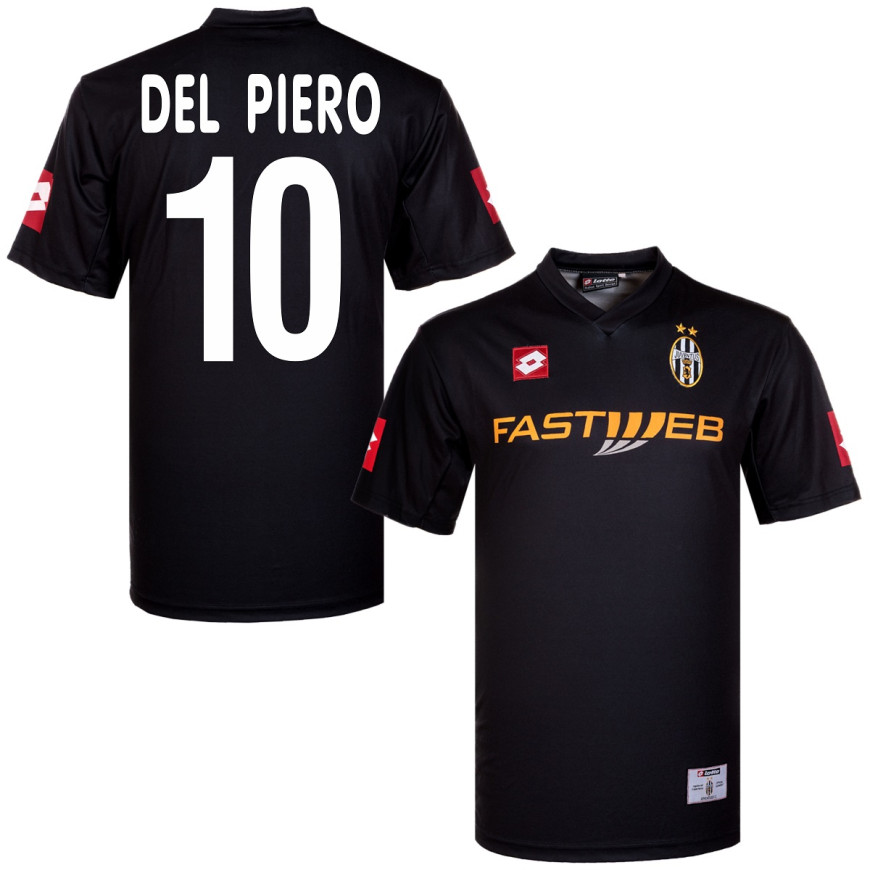 lotto - 2001-02 juventus fc away shirt del piero 10 (M)