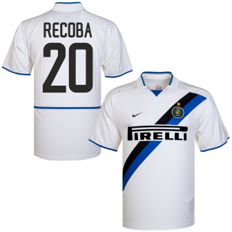 nike - 2002-03 inter away shirt recoba 20 (L)