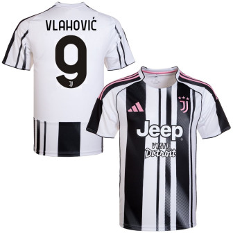 2025-26 Juventus Home Shirt vlahovic 9
