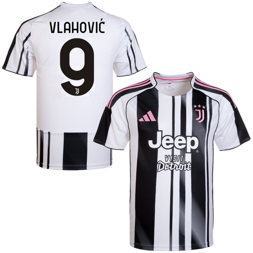 2025-26 Juventus Home Shirt vlahovic 9