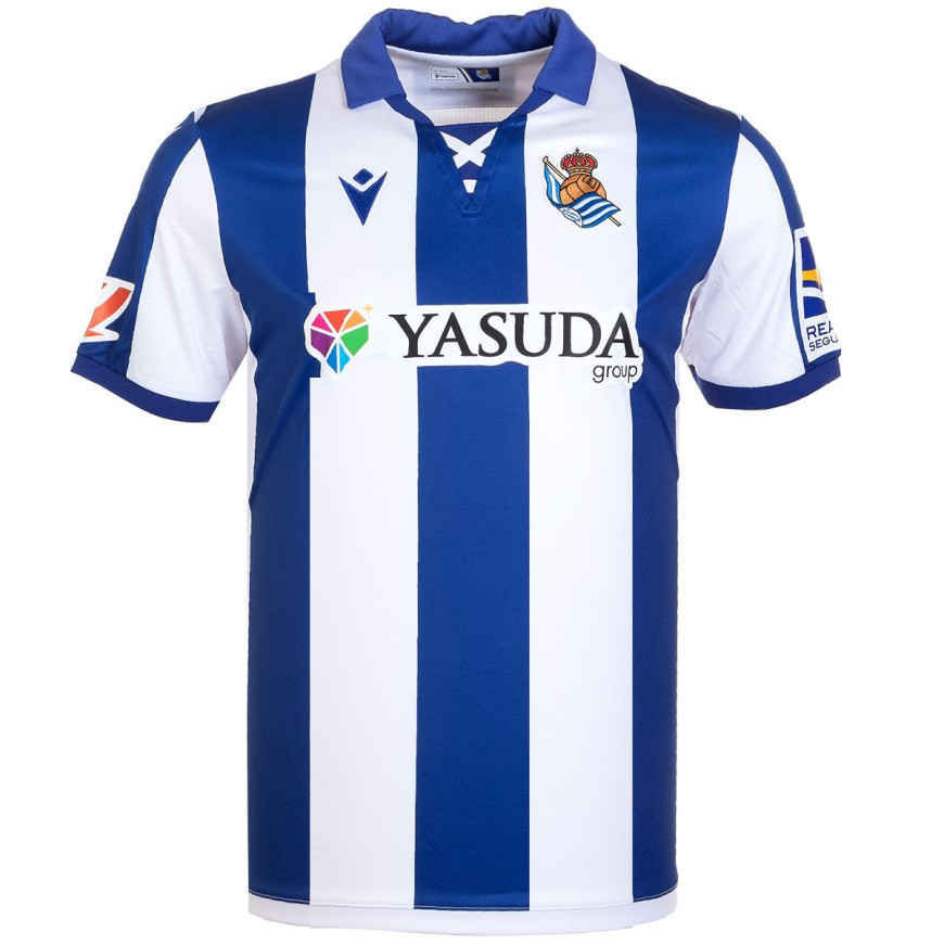 macron - 2024-25 real sociedad home shirt