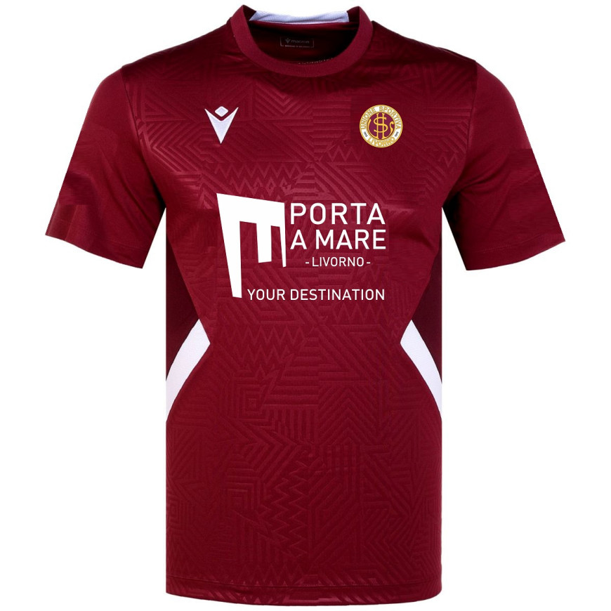 macron - 2022-23 livorno home shirt
