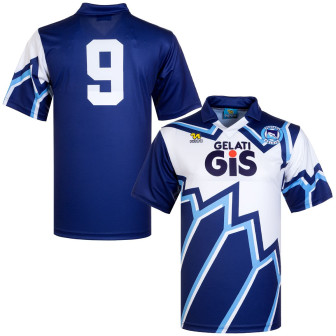 pienne - 1992-93 pescara away reissue shirt n. 9 (bivi)