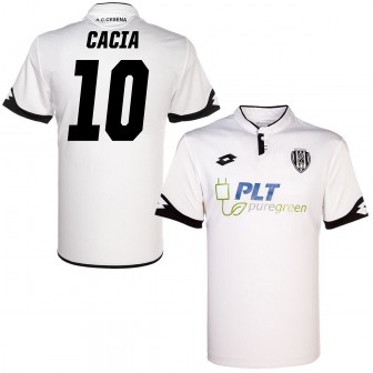 lotto - 2017-18 cesena home shirt cacia 10 (L)