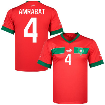 puma - 2023-24 morocco home shirt amrabat 4