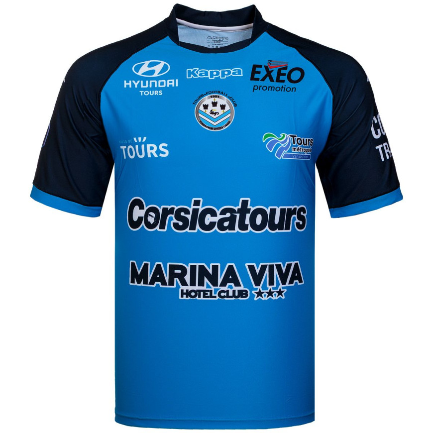 kappa - 2018-19 tours fc home shirt (L)