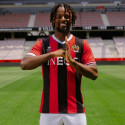 le coq sportif - 2023-24 ogc nice home shirt (L)