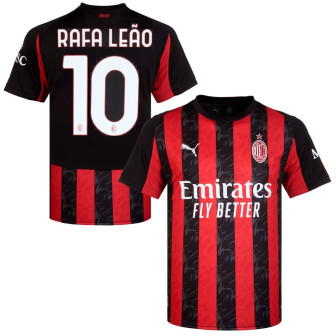 puma - 2025-26 milan home shirt rafa leao 10