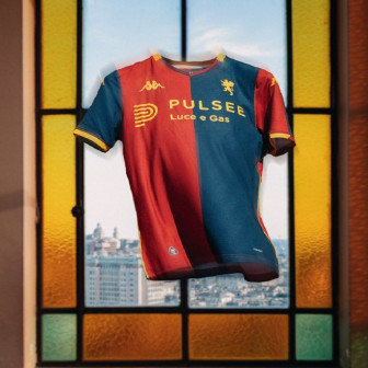 kappa - 2025-26 Genoa home shirt kombat