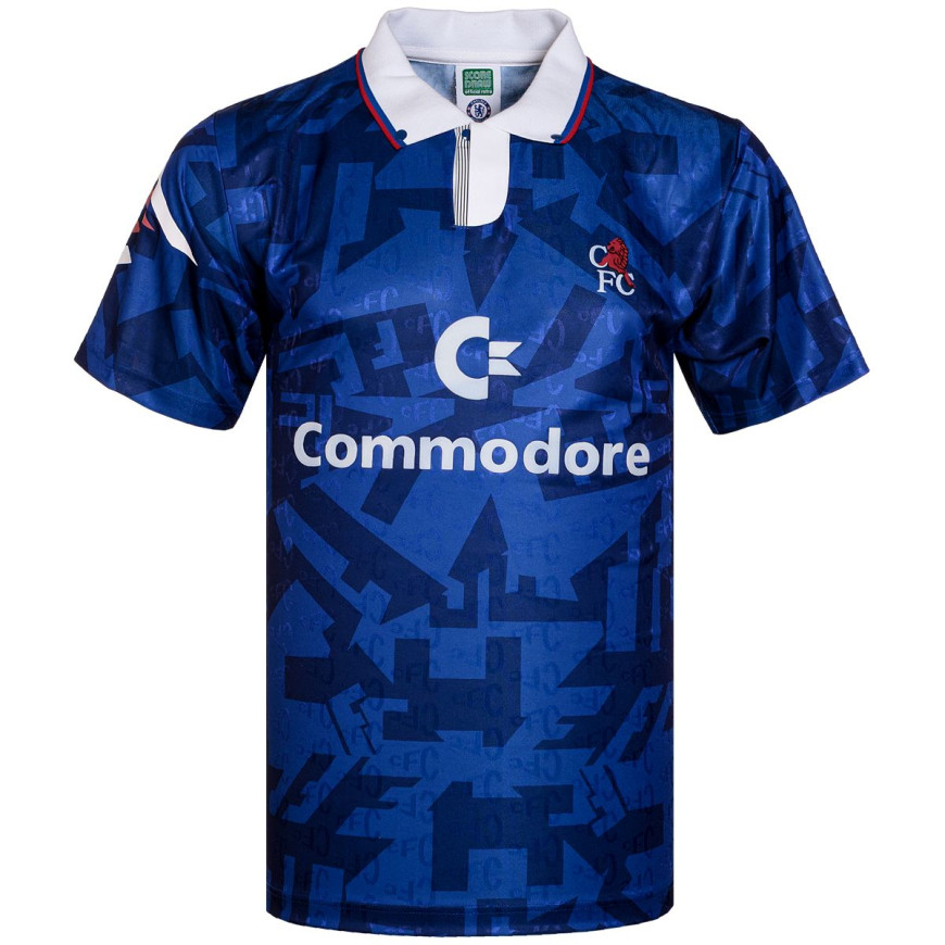 score draw - 1992-93 chelsea home shirt