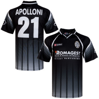 lotto - 2000-01 siena away match worn shirt apolloni 21 (XL)