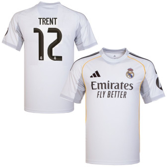 adidas - 2025-26 real madrid home shirt trent 12