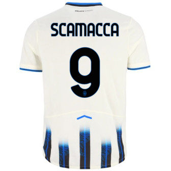 new balance - 2025-26 atalanta away shirt scamacca 9