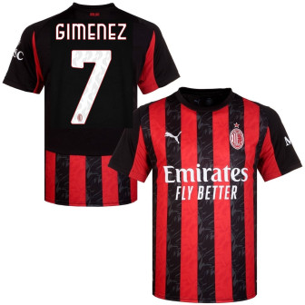 puma - 2025-26 milan home shirt gimenez 7