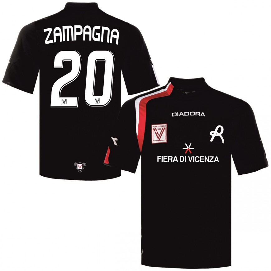 diadora - 2008-09 vicenza away shirt Zampagna 20 (L) new with tags