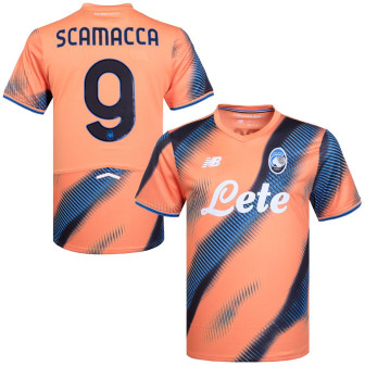 new balance - 2025-26 atalanta third shirt scamacca 9