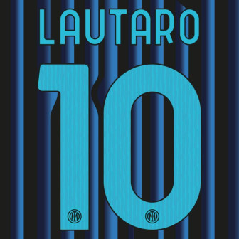 stilscreen - 2025-26 inter home nameset lautaro 10