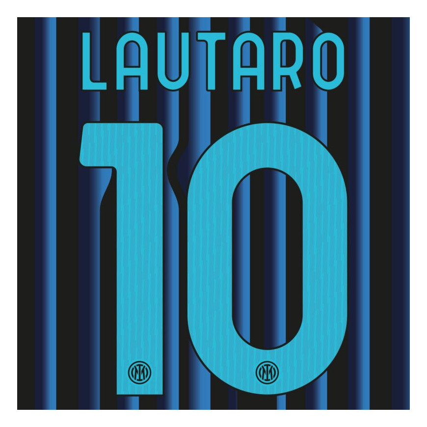 2024-25 INTER OFFICIAL HOME NAMESET LAUTARO 10