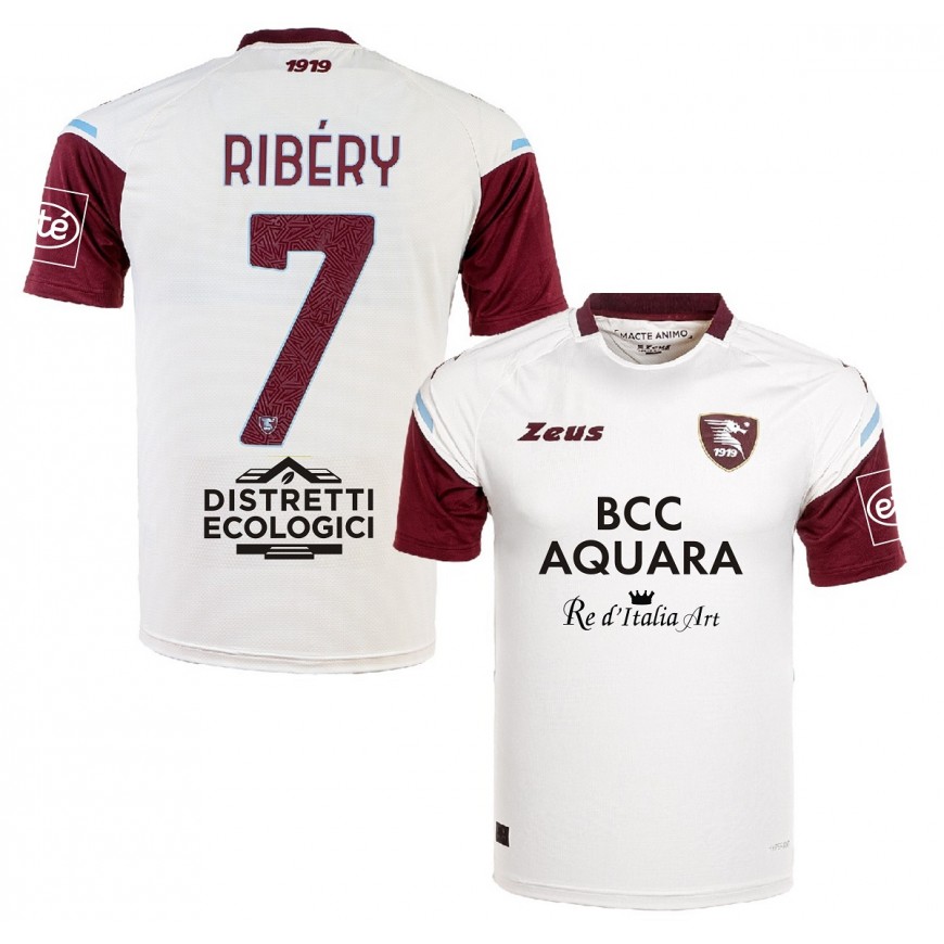 2021-22 SALERNITANA MAGLIA AWAY SHIRT ZEUS RIBERY 7 - MEDIUM