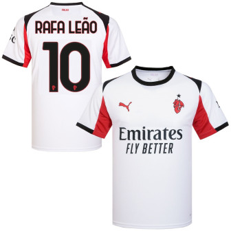 puma - 2025-26 milan away shirt rafa leao 10