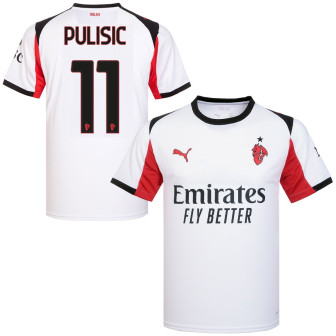 puma - 2025-26 milan away shirt pulisic 11