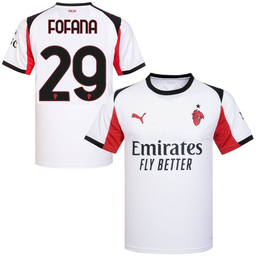puma - 2025-26 milan away shirt rafa leao 10