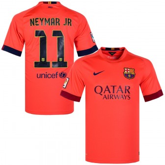 nike - 2014-15 fc barcelona away shirt neymar jr 11 (L)