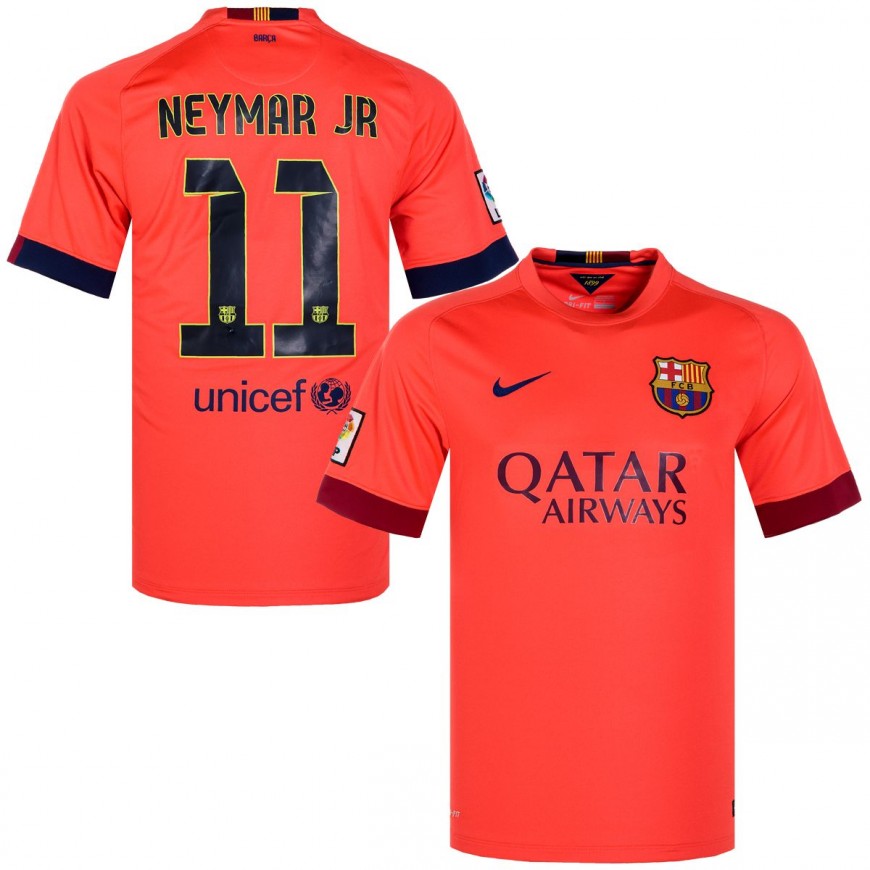nike - 2014-15 fc barcelona away shirt neymar 11 (M) 10/10