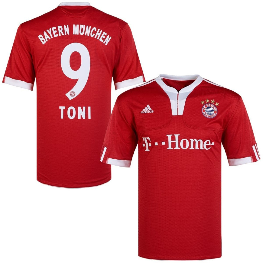 2009-10 FC BAYERN MONACO MAGLIA HOME ADIDAS TONI 9 
