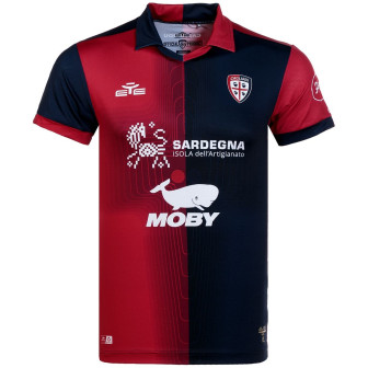 eye- 2023-24 Cagliari home shirt luvumbo 77 (L)