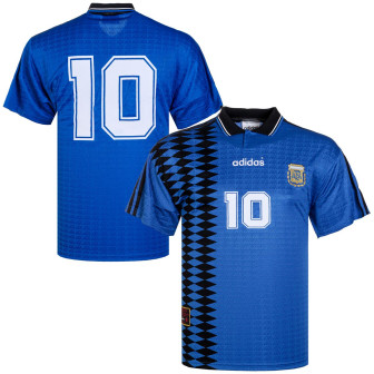 adidas - 1994 argentina away reissue shirt n. 10 (Maradona)