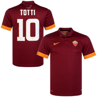 nike - 20214-15 roma home shirt totti 10