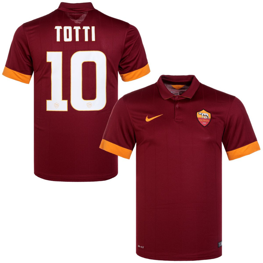 nike - 20214-15 roma home shirt totti 10