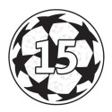 2024-25 UEFA Champions League 15 Times Winners Patch