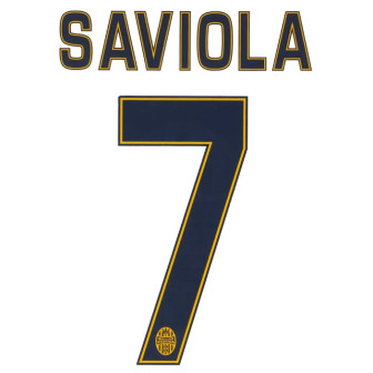 2014-15 Hellas Verona Away nameset Saviola 7