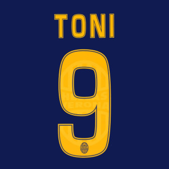 2015-16 Hellas Verona Away nameset toni 9