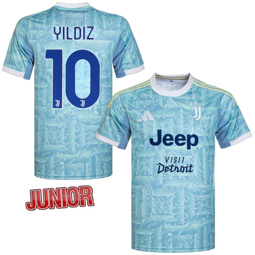 adidas  - 2025-26 juventus third shirt yildiz 10 kids