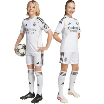 adidas - 2025-26 real madrid minikit home mbappè 10 kids