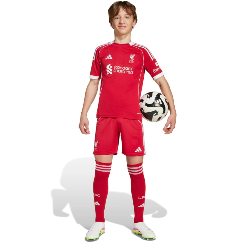 adidas - 2025-26 liverpool home shirt kids