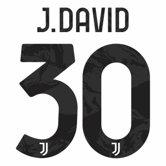stilscreen - 2025-26 juventus home nameset david 30