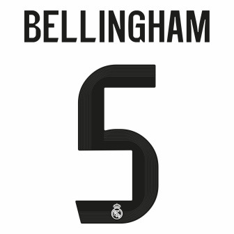 2025-26 real madrid home nameset bellingham 5