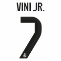 2025-26 real madrid home nameset vini jr 7