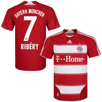 2007-08 Bayern Munich Home Shirt Ribery 7 (M)