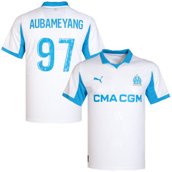mizuno - 2025-26 o.marseille 10 home shirt greenwood 10