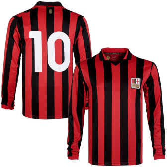 puma - 2024-25 milan home 125 years shirt  n. 10 (rafa leao)
